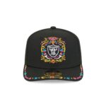 Las Vegas Raiders Black Color Pop 9SEVENTY Stretch-Snap Hat - Image 2