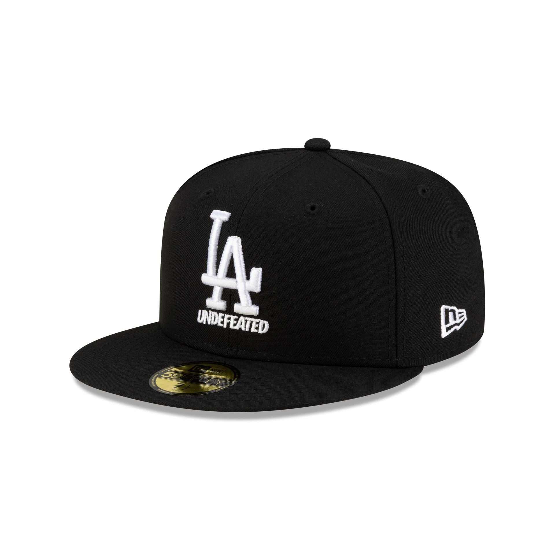 Undefeated x Los Angeles Dodgers Stacked Black 59FIFTY Fitted Hat - Image 3