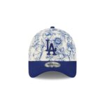 Los Angeles Dodgers Spring Floral Blue 9FORTY A-Frame Snapback Hat - Image 2
