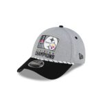 Pittsburgh Steelers 2025 Division Champion Locker Room 9FORTY Stretch-Snap Hat