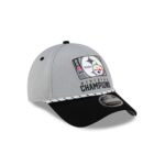 Pittsburgh Steelers 2025 Division Champion Locker Room 9FORTY Stretch-Snap Hat - Image 3