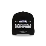 Seattle Seahawks 2025-2026 Conference Champions Locker Room 9FIFTY A-Frame Snapback Hat - Image 2
