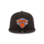 New York Knicks Basic Black 9FIFTY Snapback Hat - Image 2