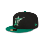Miami Marlins Black 59FIFTY Fitted Hat - Image 3