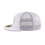 North Carolina Tar Heels White 59FIFTY Fitted Trucker Hat - Image 4