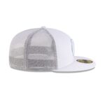 North Carolina Tar Heels White 59FIFTY Fitted Trucker Hat - Image 5