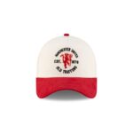 Manchester United FC Chrome White 9FORTY A-Frame Snapback Hat - Image 2