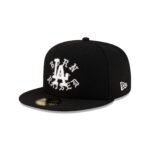 Born x Raised x Los Angeles Dodgers World Series Champions Black 59FIFTY Fitted Hat - Image 3