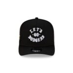 Born x Raised x Los Angeles Dodgers Let's Go World Series Black 9FIFTY A-Frame Snapback Hat - Image 2