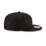 Los Angeles Dodgers Basic Black and White 9FIFTY Snapback Hat - Image 6