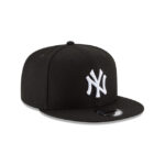 New York Yankees Basic Black and White 9FIFTY Snapback Hat - Image 3