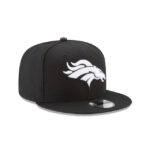 Denver Broncos Black and White 9FIFTY Snapback Hat - Image 3