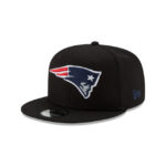 New England Patriots Black 9FIFTY Snapback Hat