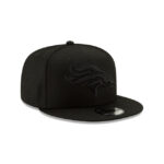 Denver Broncos Basic Black On Black 9FIFTY Snapback Hat - Image 3