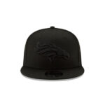 Denver Broncos Basic Black On Black 9FIFTY Snapback Hat - Image 2