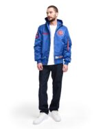Alpha Industries x New York Yankees L-2B Hooded Bomber Jacket Brown - Image 4