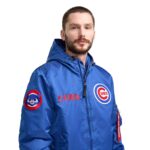 Alpha Industries x New York Yankees L-2B Hooded Bomber Jacket Green - Image 2