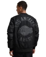 Alpha Industries x New York Knicks MA-1 Wool Varsity Jacket Black - Image 5