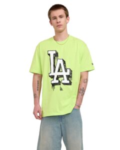 Los Angeles Dodgers Hi Vis Doodle T-Shirt - Image 4